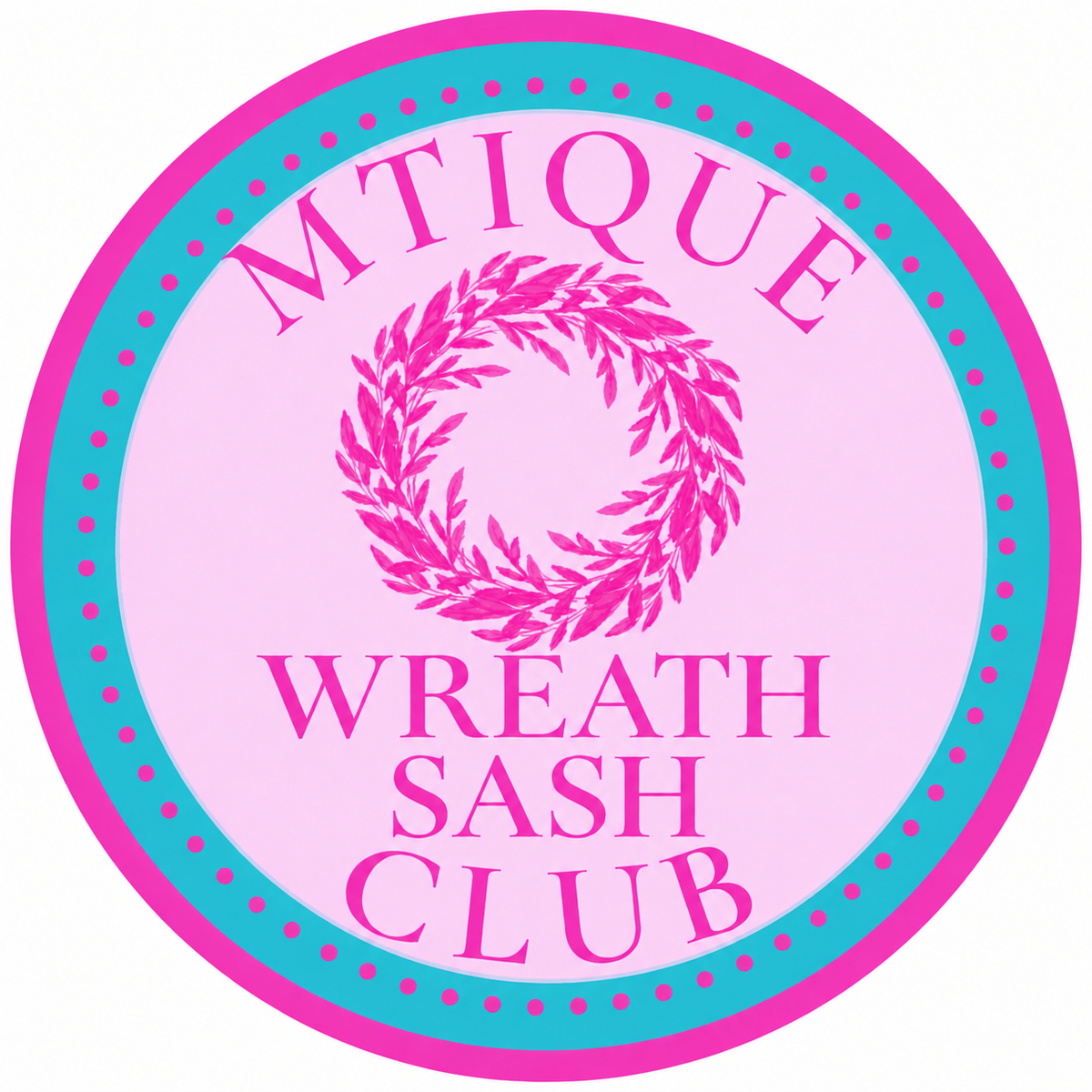 MTique Wreath Sash Club