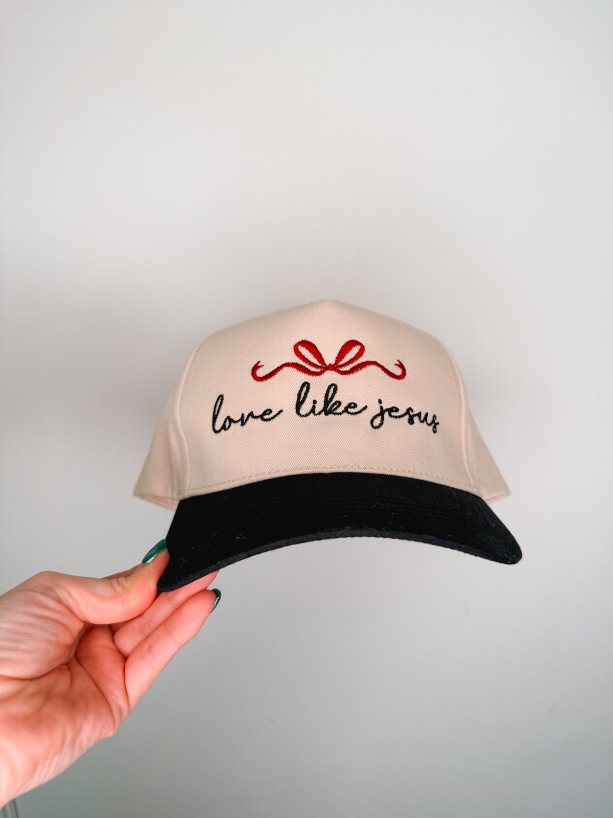 Love Like Jesus Bow Trucker Hat