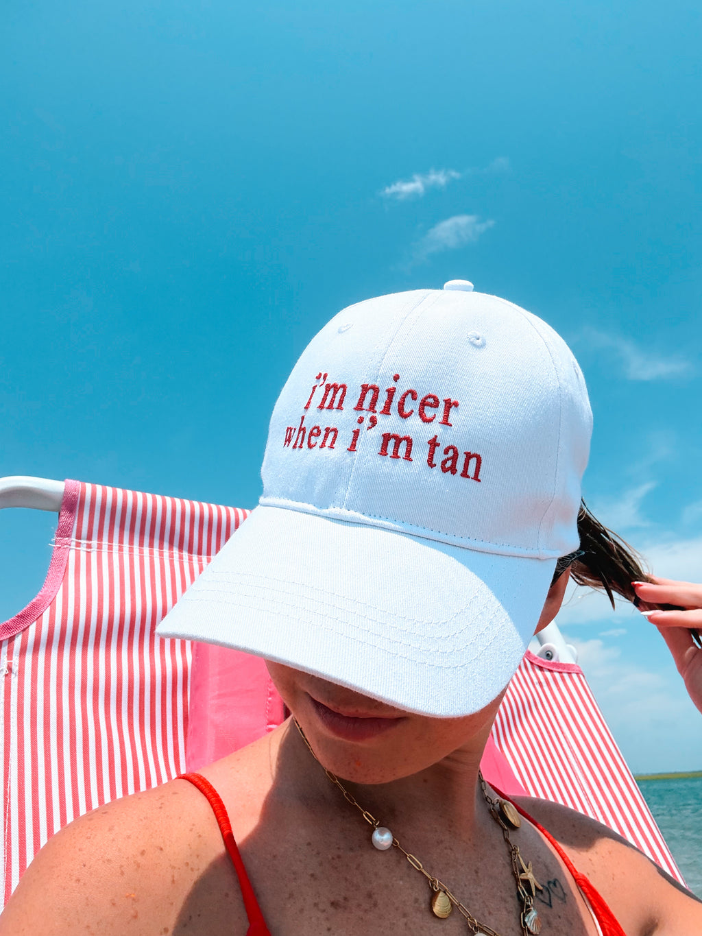 I’m Nicer When I’m Tan Baseball Cap