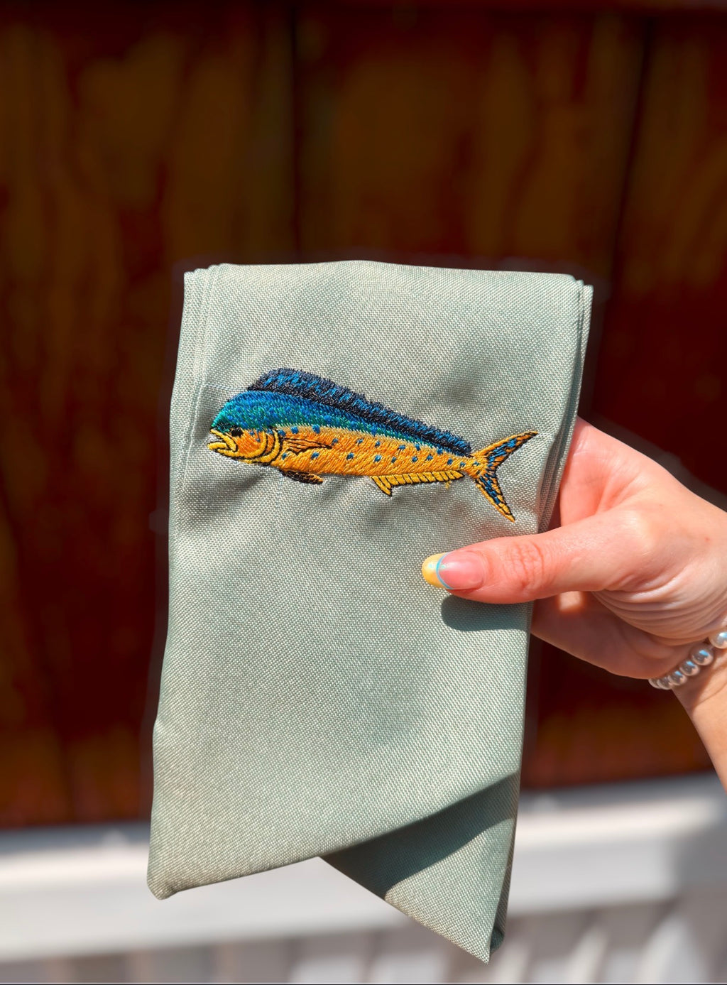 Mahi Mahi Wreath Sash