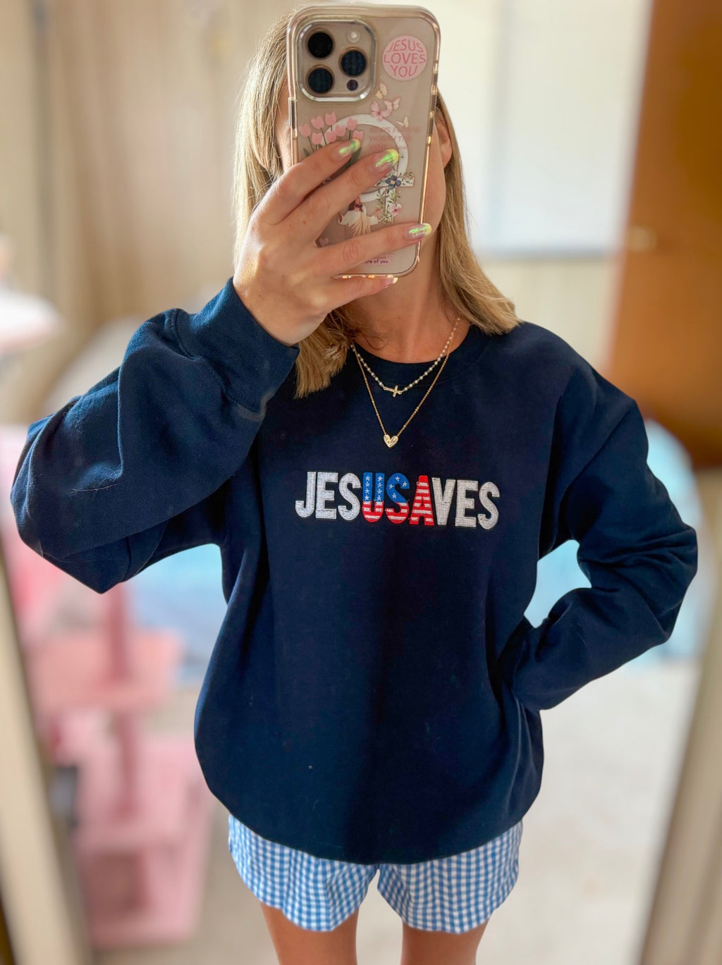 Jesus Saves Sweatshirt