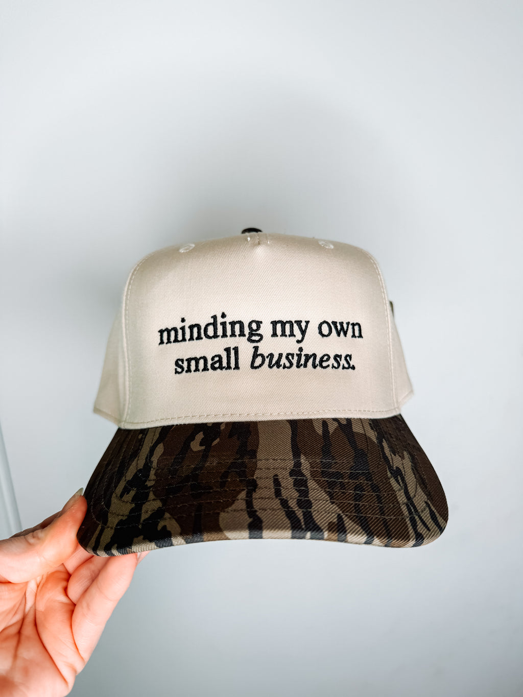 Minding My Own Small Business Trucker Hat