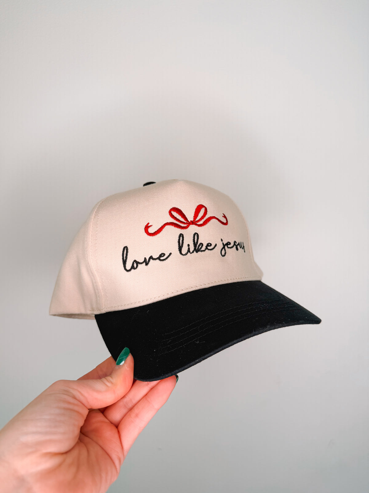 Love Like Jesus Bow Trucker Hat