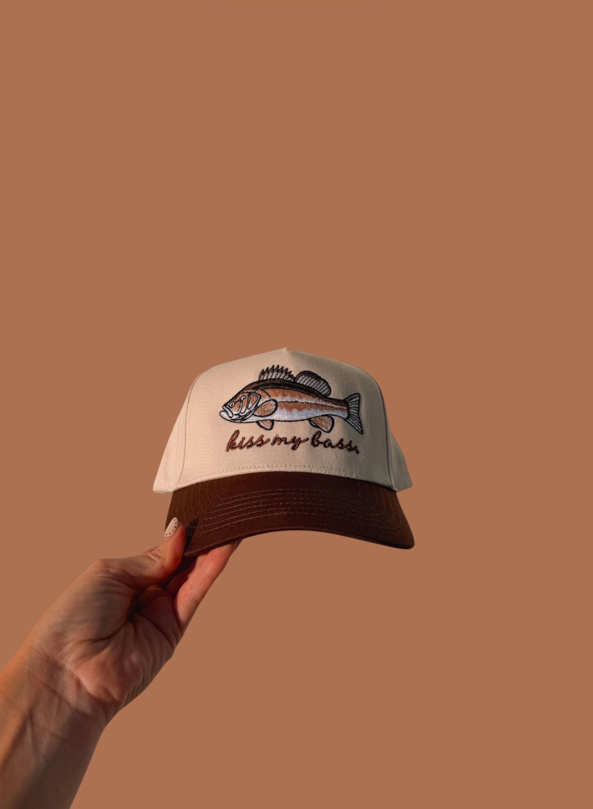 Kiss My Bass Trucker Hat