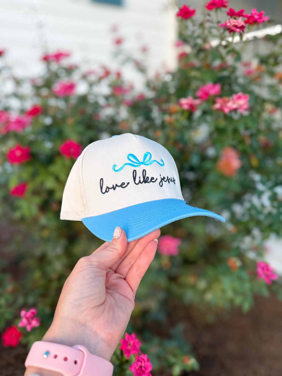 Love Like Jesus Bow Trucker Hat