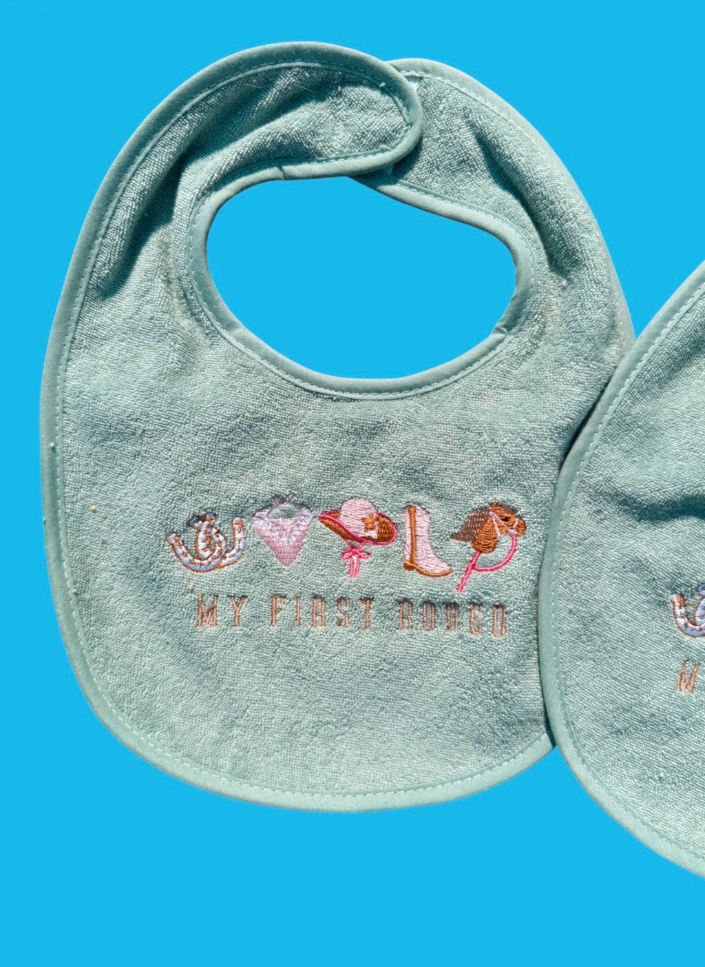 My First Rodeo Baby Girl Bib
