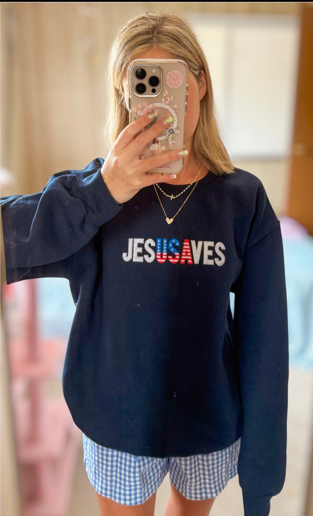 Jesus Saves Sweatshirt