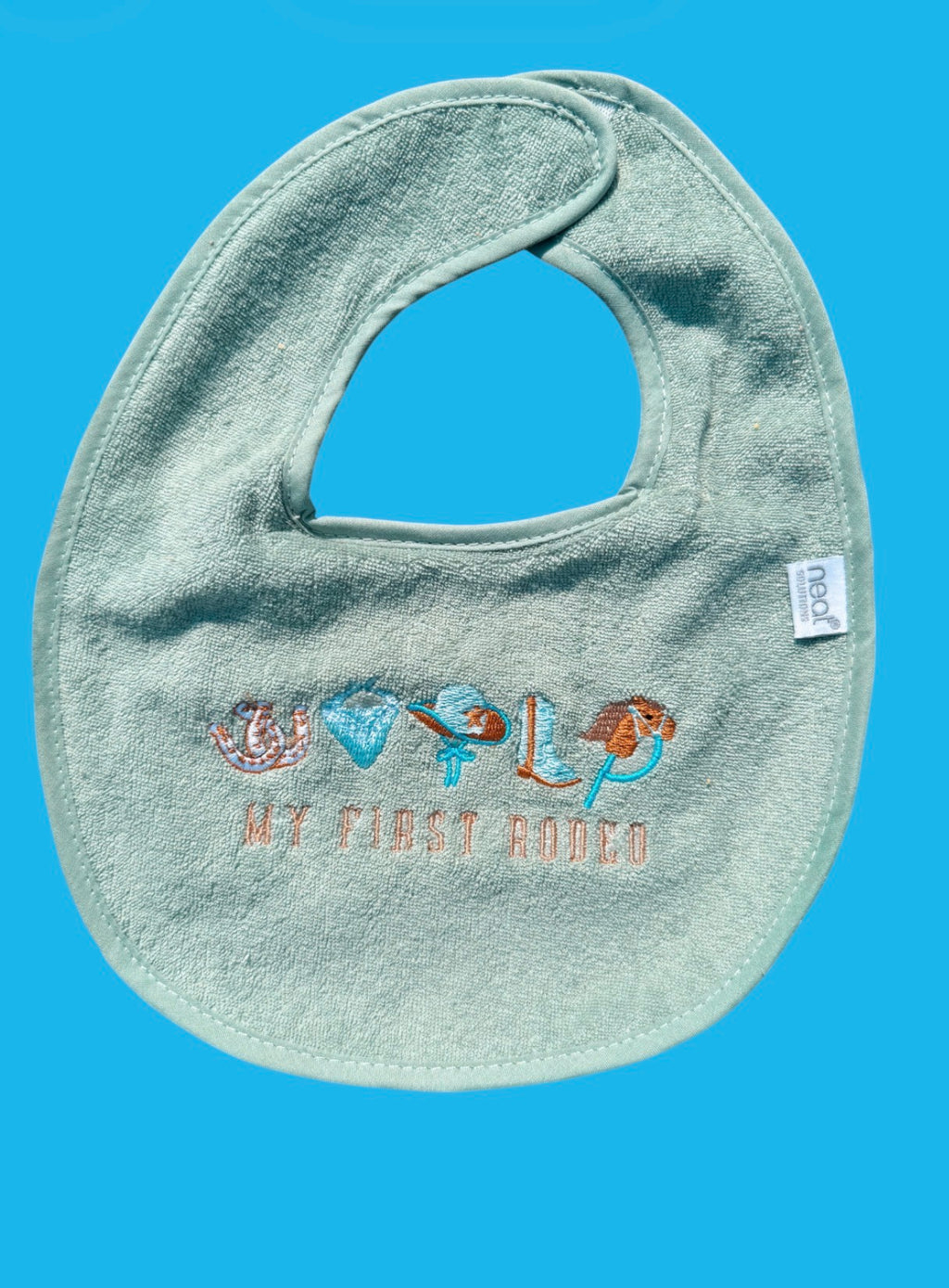 My First Rodeo Baby Boy Bib