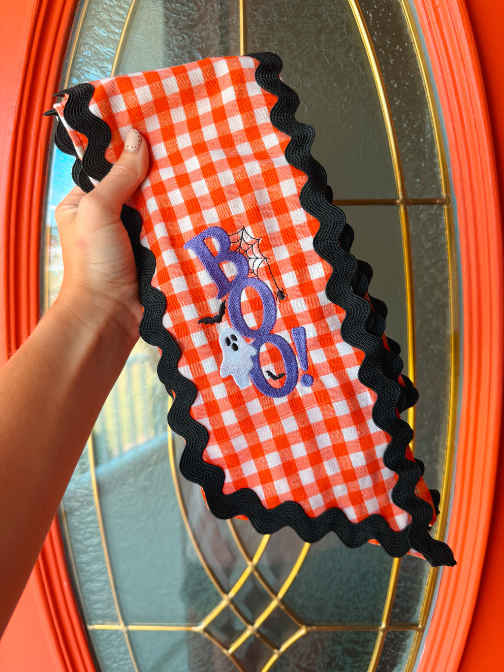 BOO! Halloween Wreath Sash