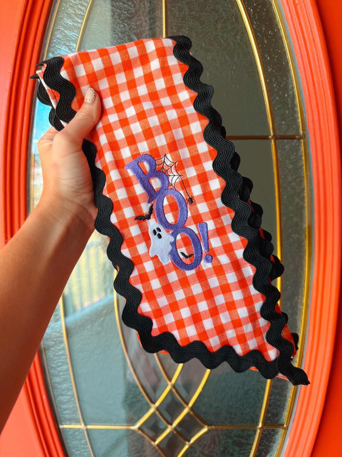 BOO! Halloween Wreath Sash