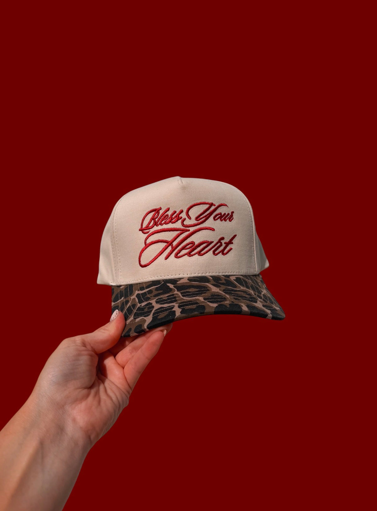 Bless Your Heart Leopard Trucker Hat