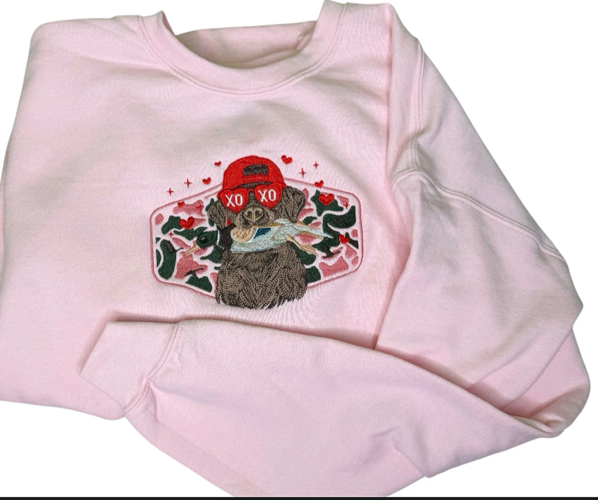 Valentine’s Duck Hunting Sweatshirt