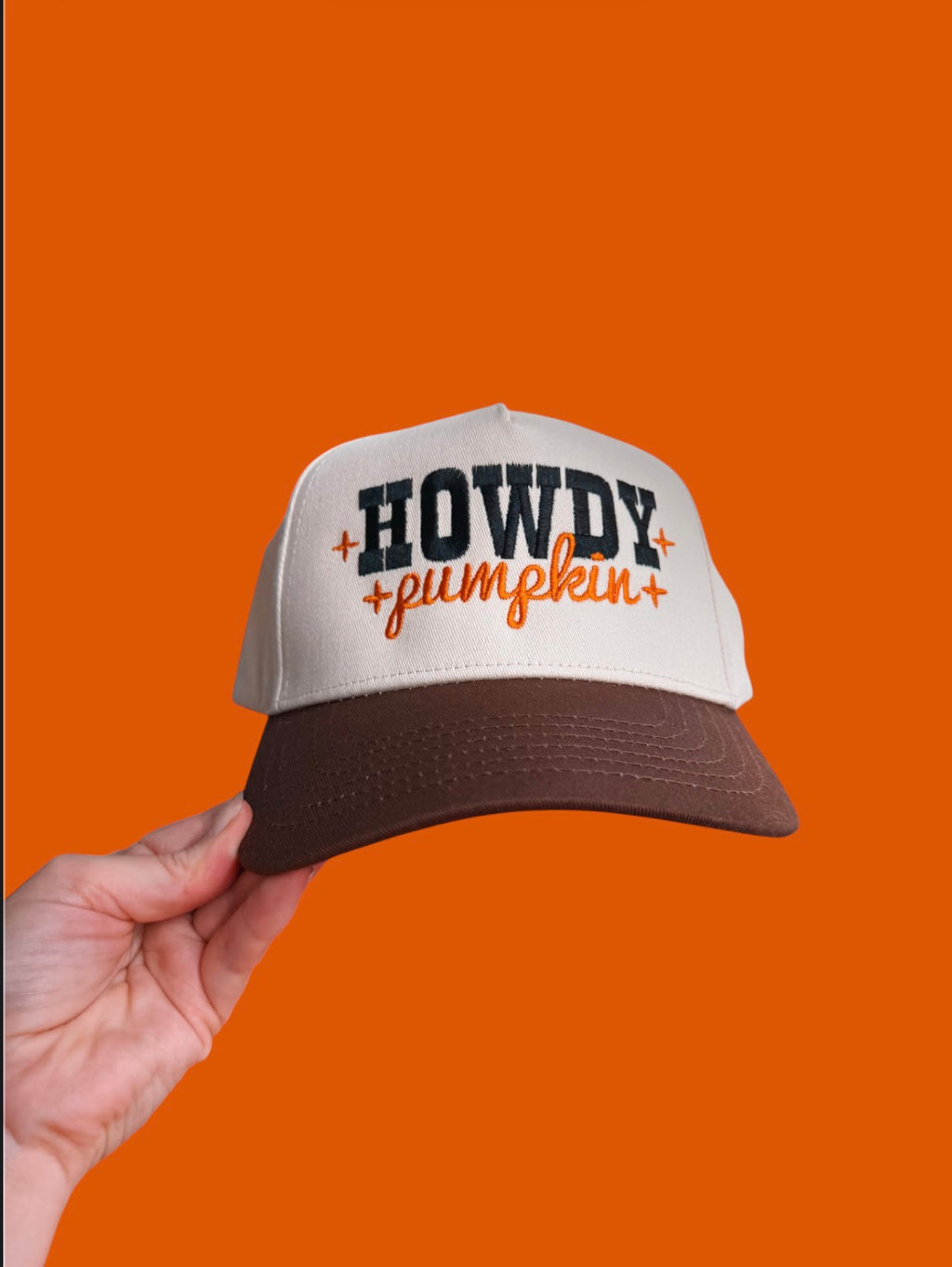 Howdy Pumpkin Trucker Hat