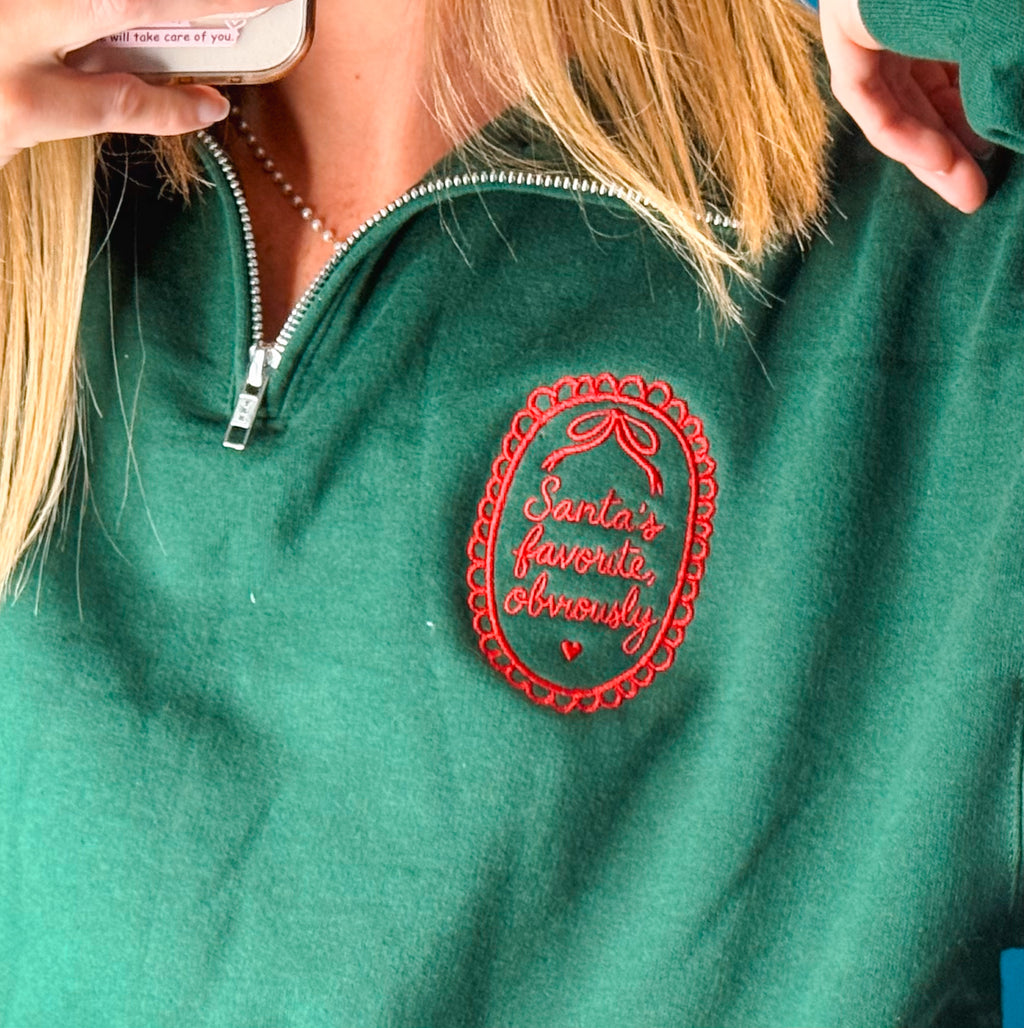 Santa's Favorite Quarter Zip
